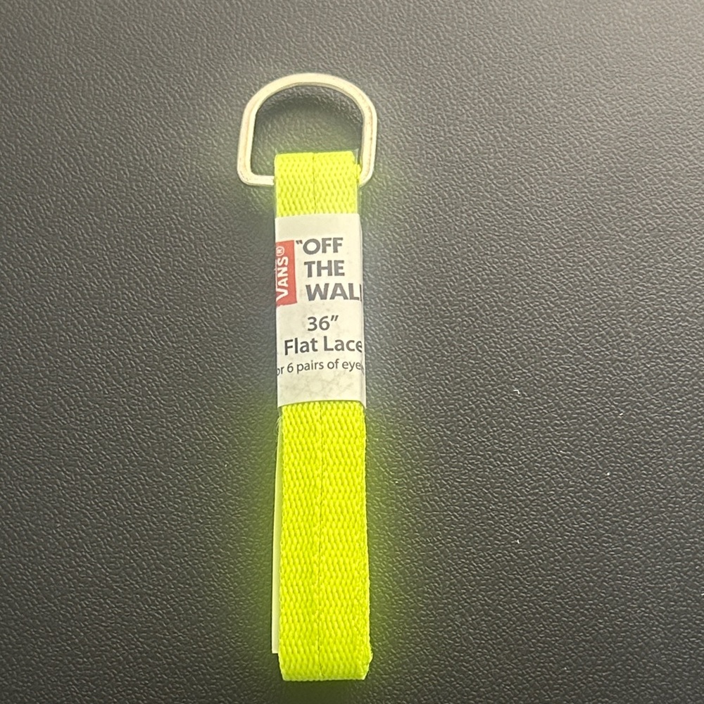 Vans neon shoelaces
